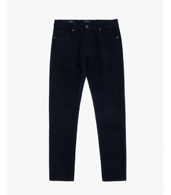 Chinos regular fit morbidi in velluto