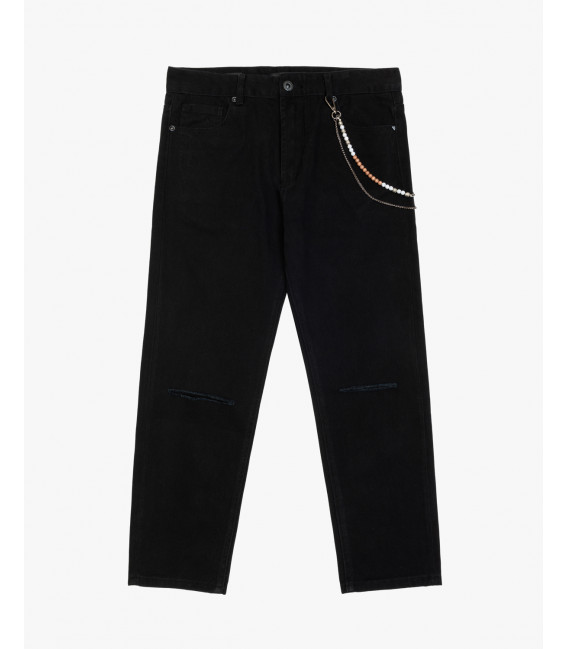 Pantaloni COOPER carrot fit effetto used