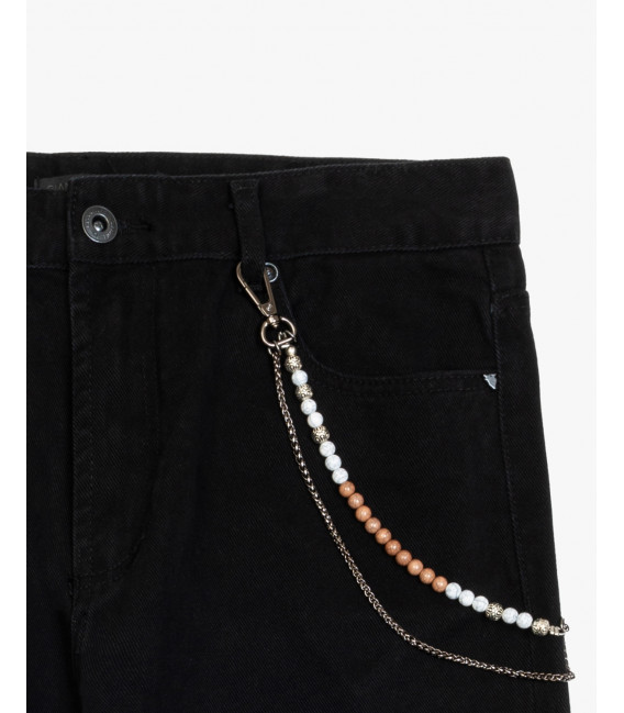 Pantaloni COOPER carrot fit effetto used