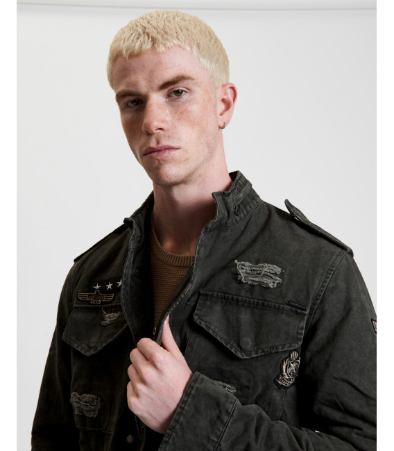 Giubbotto militare con imbottitura staccabile