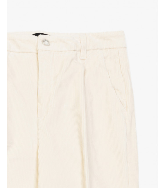 Pantalone chino slim fit in tessuto armaturato