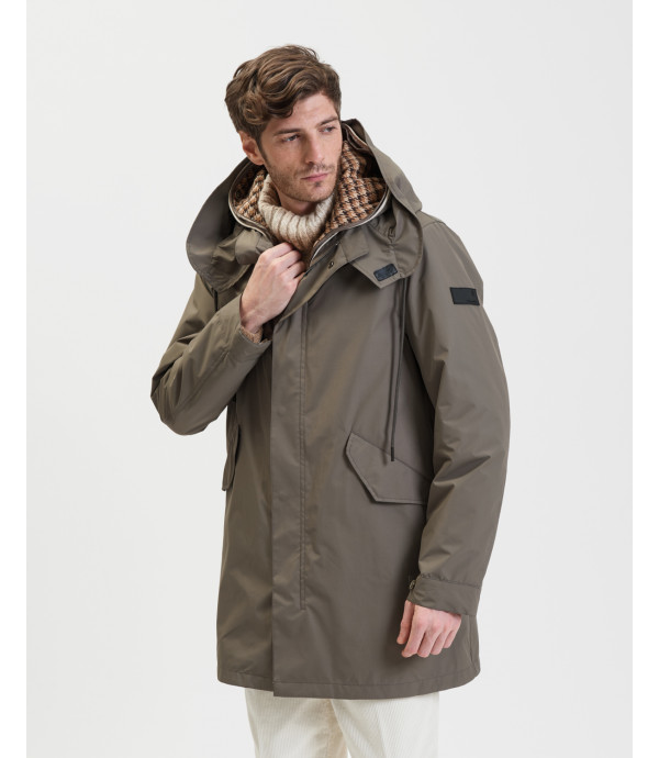 Water proof parka with double detachable padding