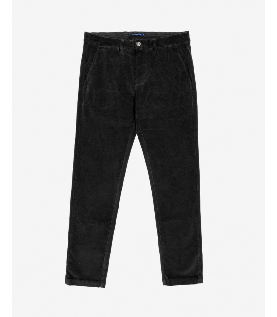 Pantaloni slim fit in velluto a coste