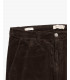 Pantaloni slim fit in velluto a coste