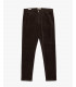 Pantaloni slim fit in velluto a coste