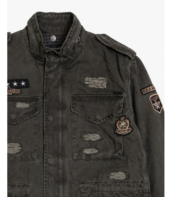 Giubbotto militare con imbottitura staccabile