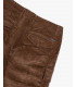 Pantaloni cargo relax fit in velluto a coste