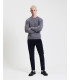 Pantaloni slim fit in velluto a coste
