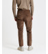 Pantaloni cargo relax fit in velluto a coste