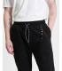 Pantalone con cloulisse a cavallo basso
