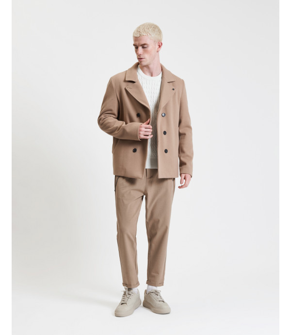 Double breasted peacoat