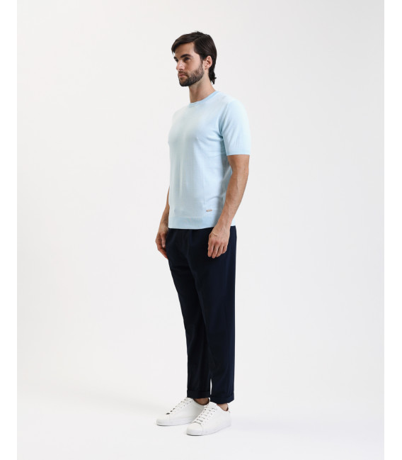 Muscle fit knitted t-shirt