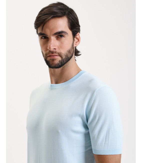 Muscle fit knitted t-shirt
