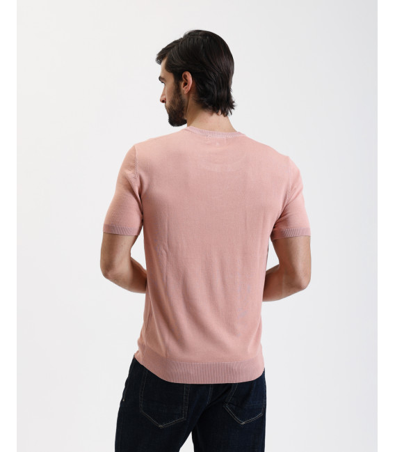 Muscle fit knitted t-shirt