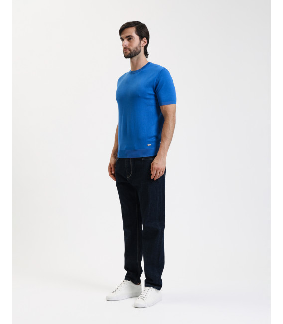 T-shirt in maglia muscle fit
