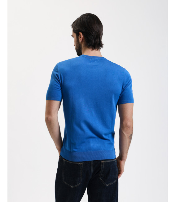 T-shirt in maglia muscle fit