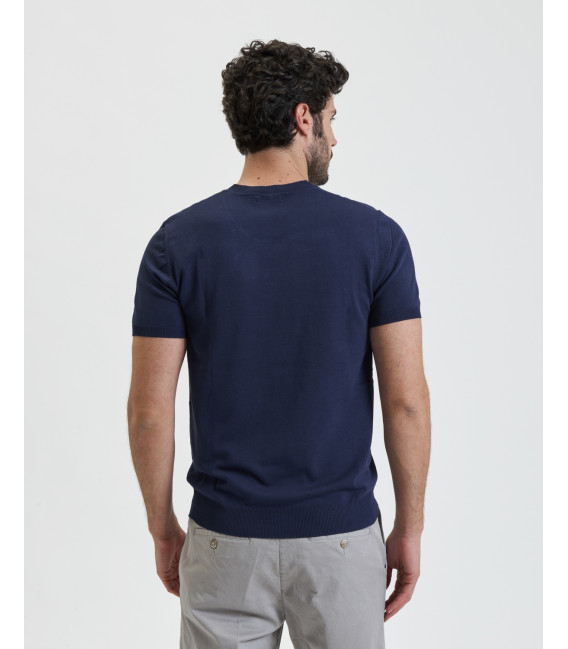 T-shirt in maglia muscle fit
