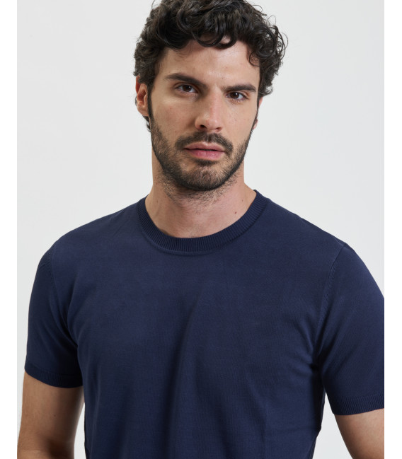 T-shirt in maglia muscle fit