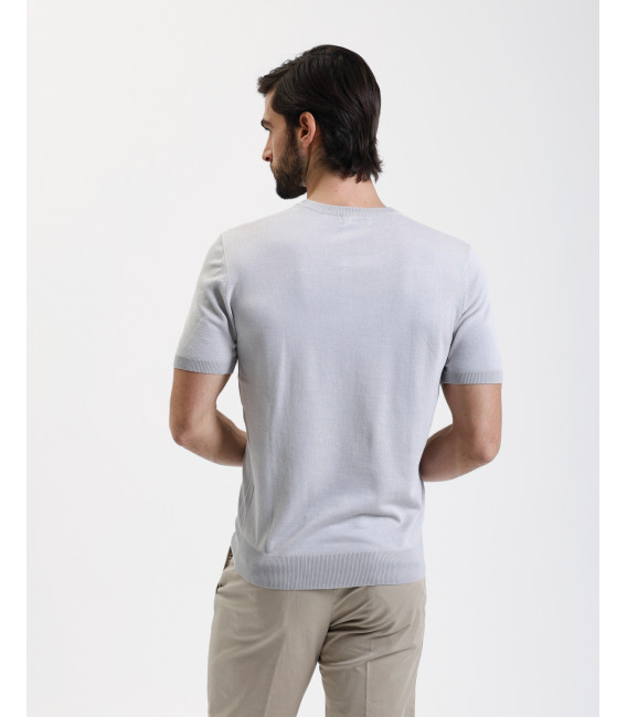 T-shirt in maglia muscle fit