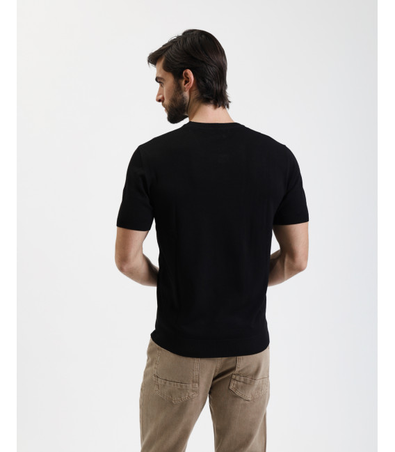 T-shirt in maglia muscle fit