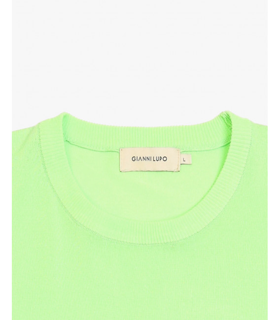 T-shirt in maglia muscle fit