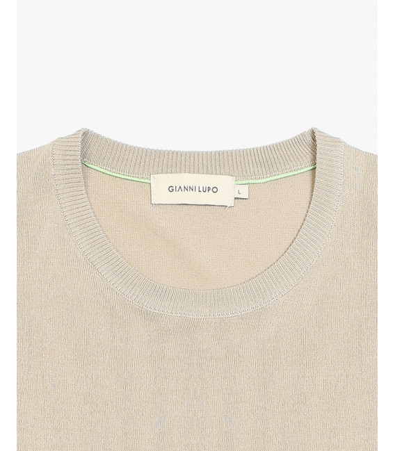T-shirt in maglia muscle fit