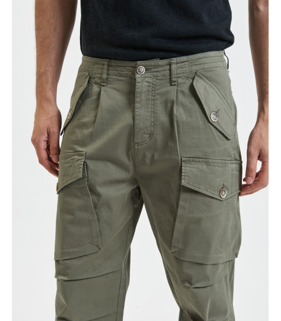 Pantaloni cargo wide leg