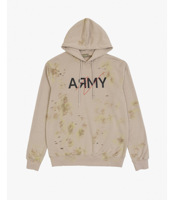 Distessed effect hoodie