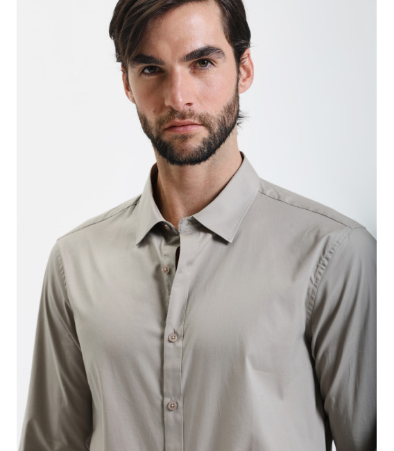 Camicia cotone stretch