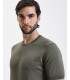 T-shirt in maglia muscle fit