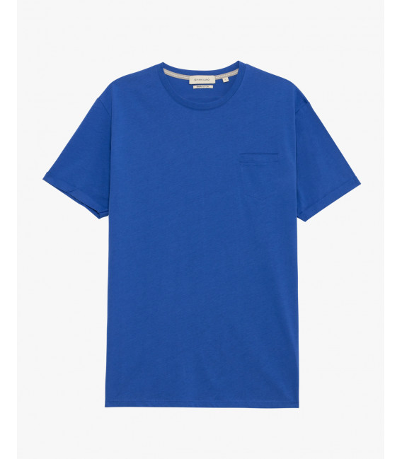 Extra-fine cotton t-shirt with pocket