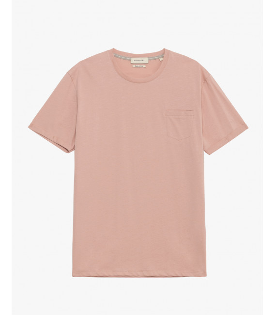 Extra-fine cotton t-shirt with pocket