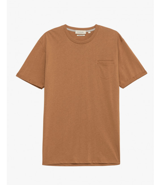 T-shirt con taschino in cotone extra fine