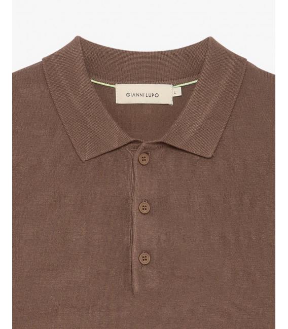 Polo in maglia muscle fit