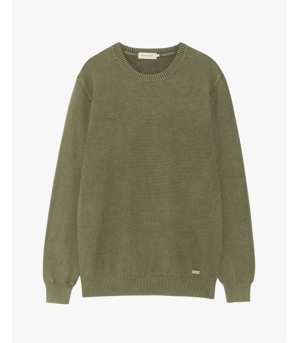 Maglia in cotone effetto used