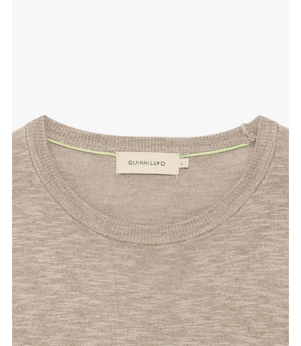 Maglione girocollo texturizzato