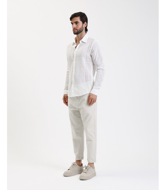 Broderie anglaise shirt