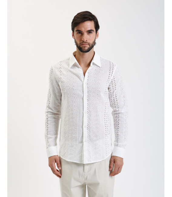 Broderie anglaise shirt
