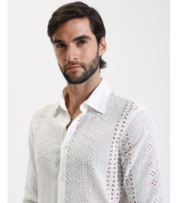 Broderie anglaise shirt
