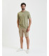 T-shirt con orli a taglio a vivo