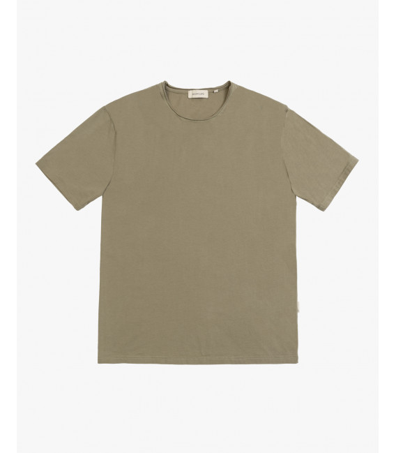 T-shirt con orli a taglio a vivo