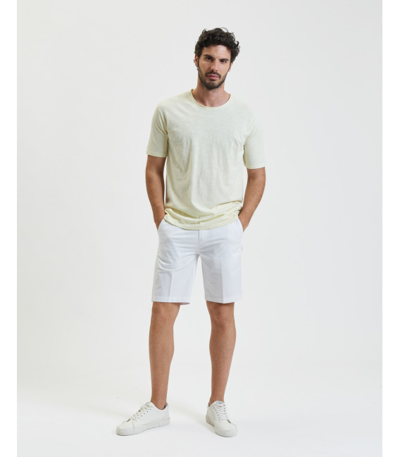 Slub cotton t-shirt