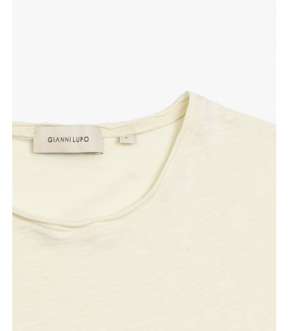 Slub cotton t-shirt