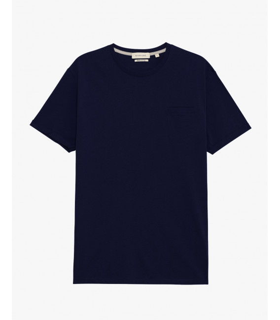 T-shirt con taschino in cotone extra fine