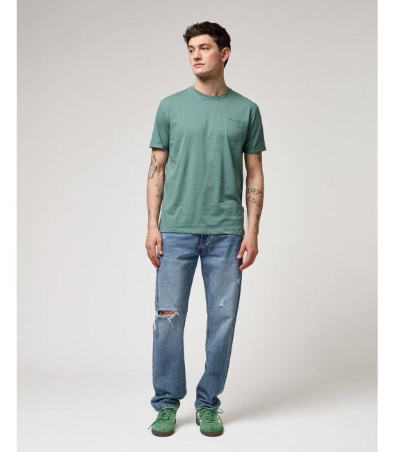 T-shirt con taschino in cotone extra fine
