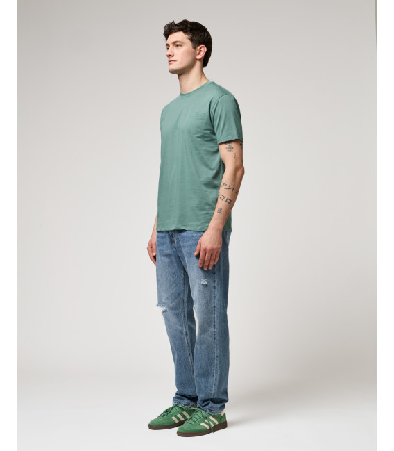 T-shirt con taschino in cotone extra fine