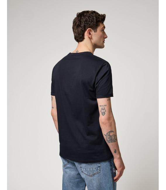 T-shirt con taschino in cotone extra fine