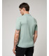 Muscle fit knitted polo shirt