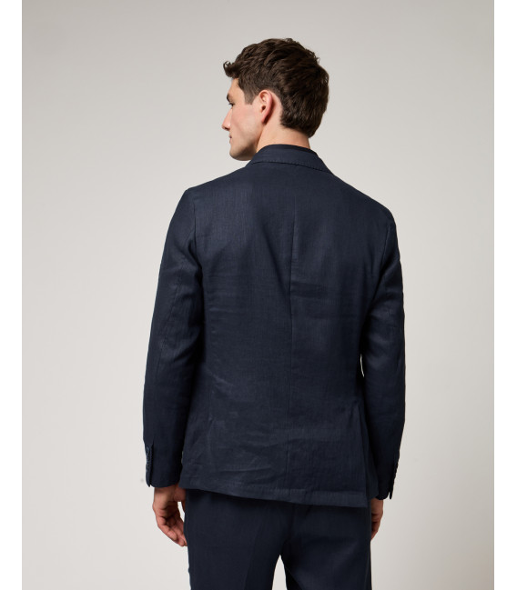 Relaxed fit linen suit