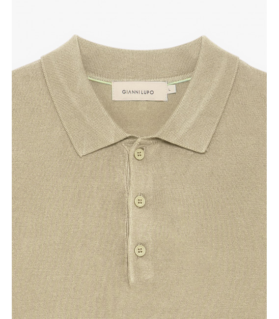 Polo in maglia muscle fit